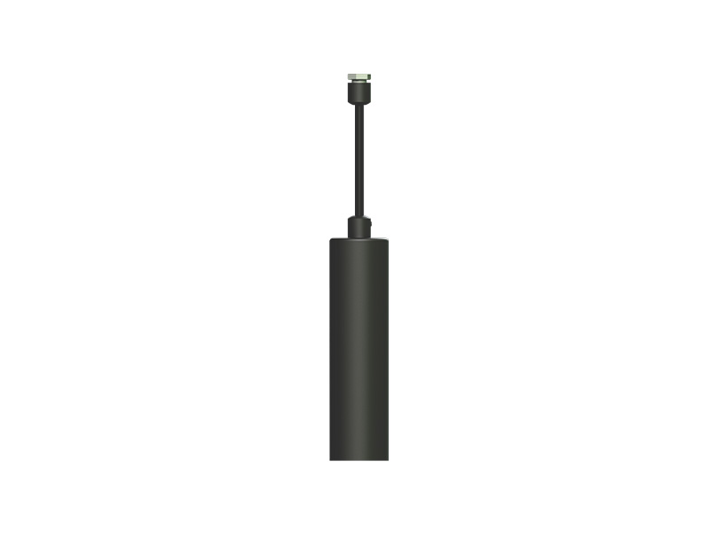 PENDENTE TABLI MINI MR11 PARA PERFIL PRETO FOSCO