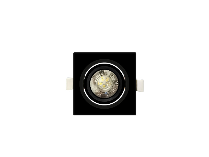 SPOT EMBUTIR QUADRADO ALLTOP LED MR16 5W 4000K 38º PR