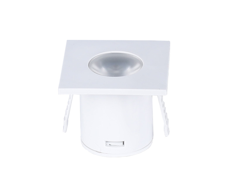 SPOT PARA MÓVEIS LED PIK QUADRADO 1W 3000K BRANCO 2PÇS