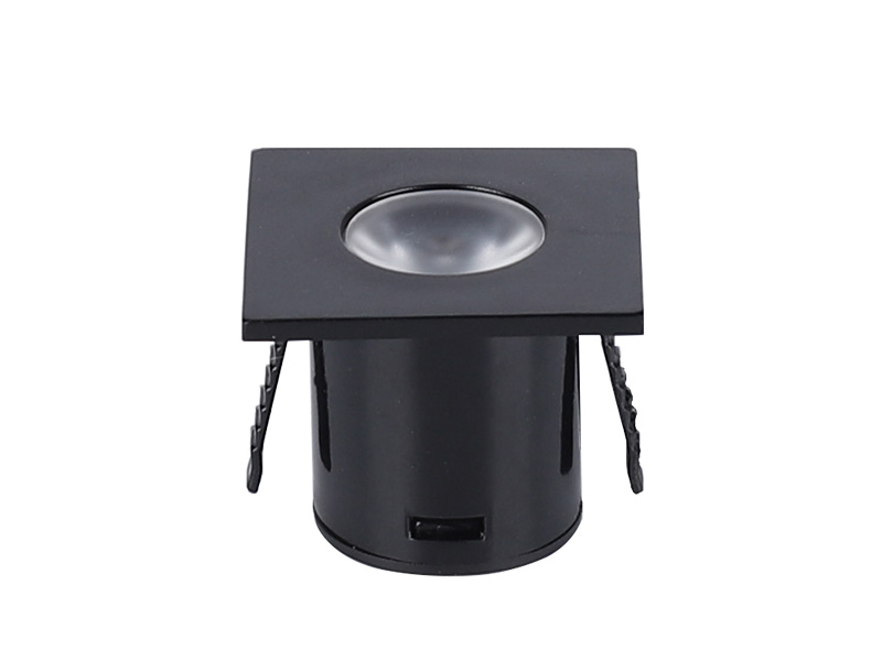 SPOT PARA MÓVEIS LED PIK QUADRADO 1W 6500K PRETO 2PÇS