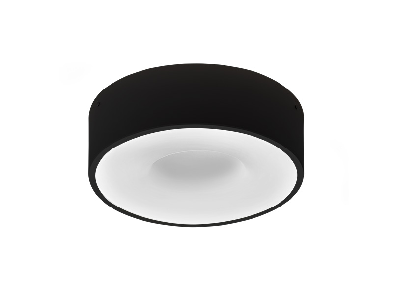 PLAFON TASCHIBRA SUSHI LED 40W 6500K PRETO FOSCO